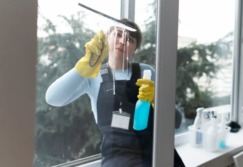 Nettoyage de vitres intérieures et extérieures à Locquénolé